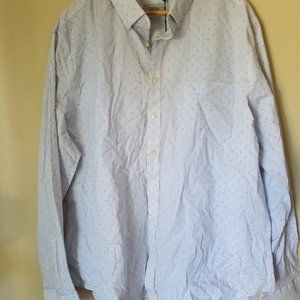 Goodfellow & Co. Mens Slim Fit Long Sleeve Button-Down Shirt Blue